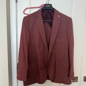 Brooks Brothers Textured Sports Coat in Deep Burgundy NWT